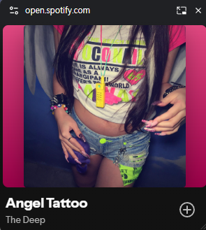 한국노래 추천 : The Deep - Angel Tattoo