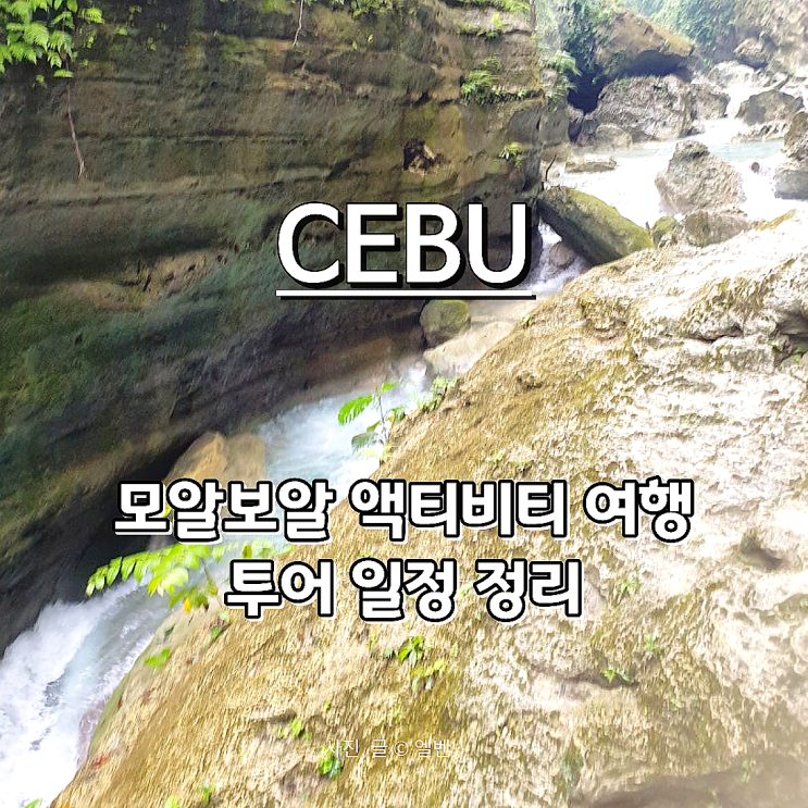  세부 모알보알 액티비티 여행 일정 정리｜바다거북이·고래상어·가와산 캐녀닝 투어 후기