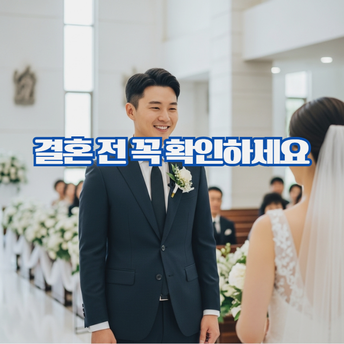 결혼 전 꼭 확인해야 할 남자 유형, 이런 특징의 주의하세요
