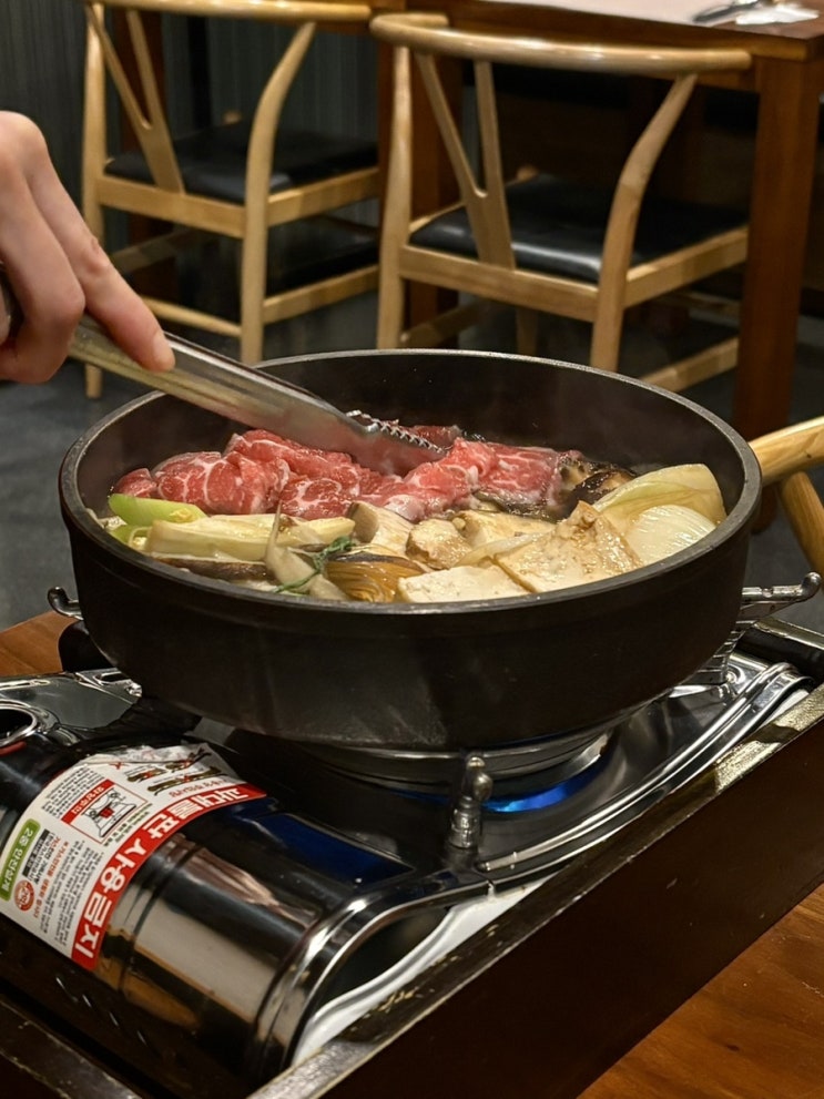  청담동 일식당 이자카야 정갈한 스키야키 코스 도쿄사이카보 청담