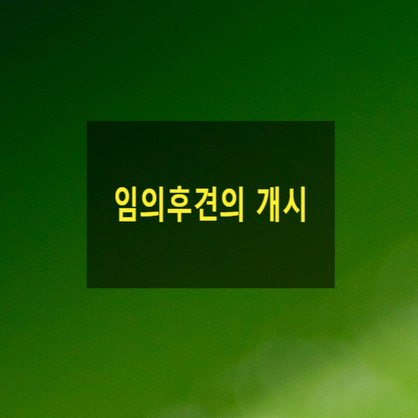  임의후견의 개시(19)(후견계약, 공정증서, 등기, 가정법원)