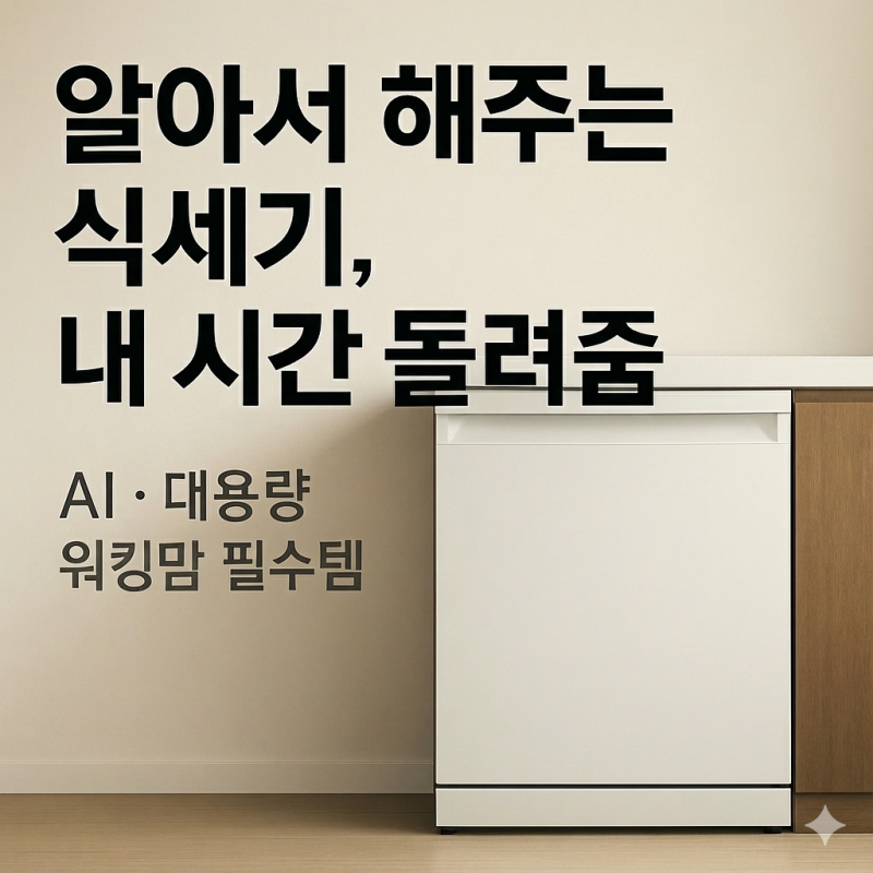 알뜰효율가전 삼성전자 비스포크 식기세척기 14인용 추천 이유