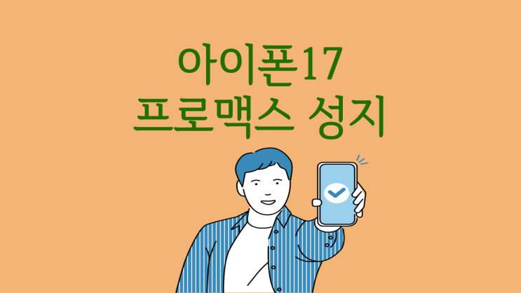  아이폰17 프로맥스 성지 시세 보는 법