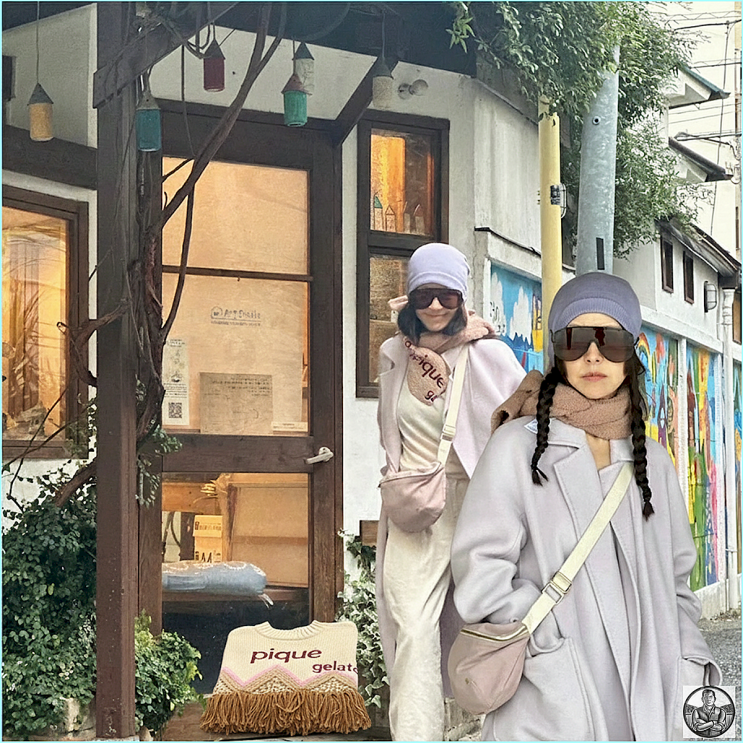  "이게 60대의 핏?" 서정희, 인간 라벤더가 된 일본 여행룩 (+젤라또피케 목도리)