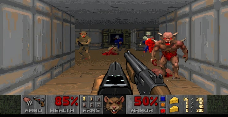  쥐에게 VR로 둠(Doom)을 가르친 과학자들, 대체 둠을 어디까지 돌리는건가