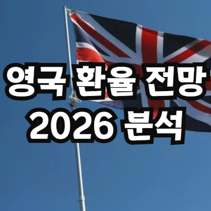 영국 환율 전망 2026년까지 변수 대응 전략 분석
