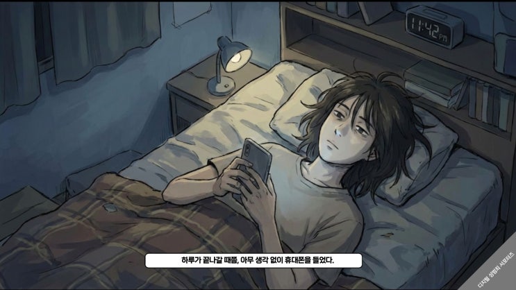  디지털 성범죄 안심 서포터즈 활동 웹툰으로 전하는 한 번의 선택