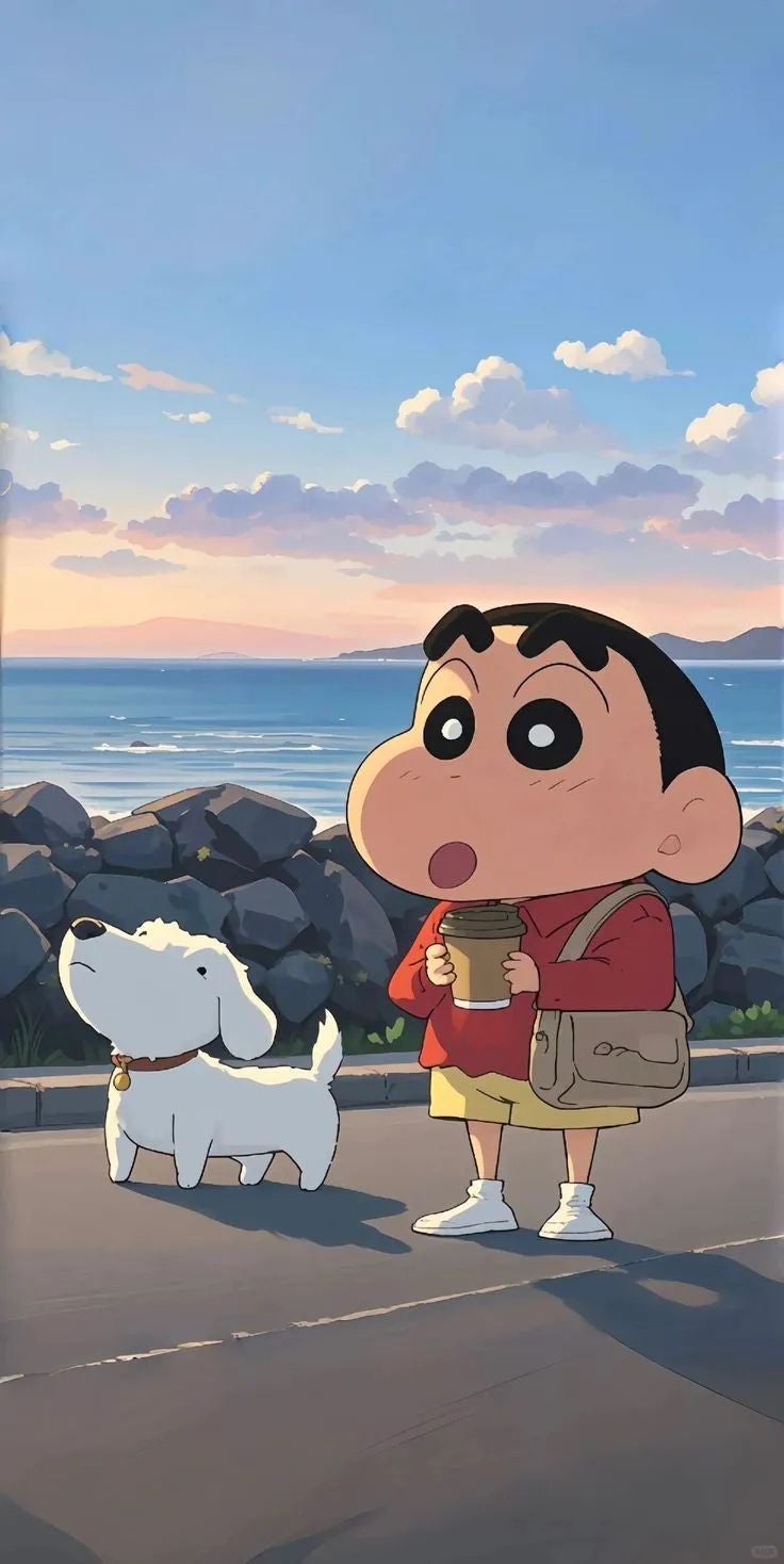  아이폰 배경화면 짱구 모음｜겨울 감성 고화질 배경 모음