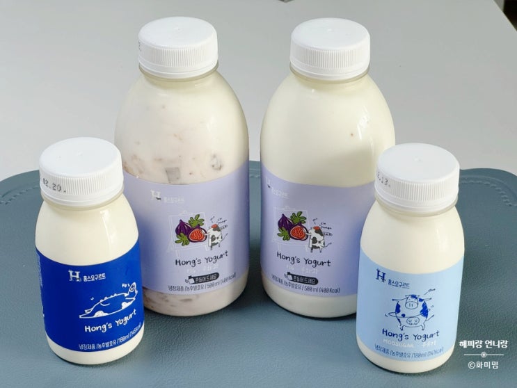  지헌목장 홍스요구르트 무화과 건강간식 마시는요거트
