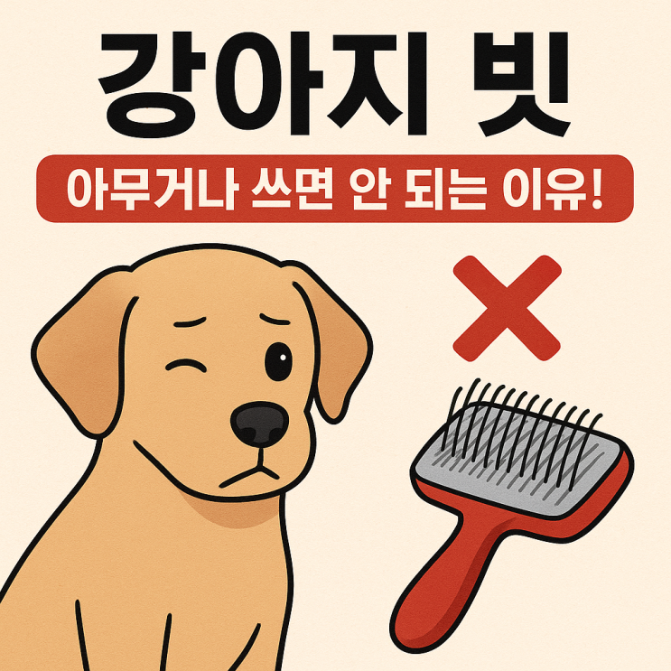  강아지 빗 종류별 사용법 총정리｜털엉킴·털빠짐 관리 한 번에!