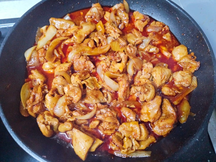  닭다리살 닭갈비 레시피 양념장 만들기