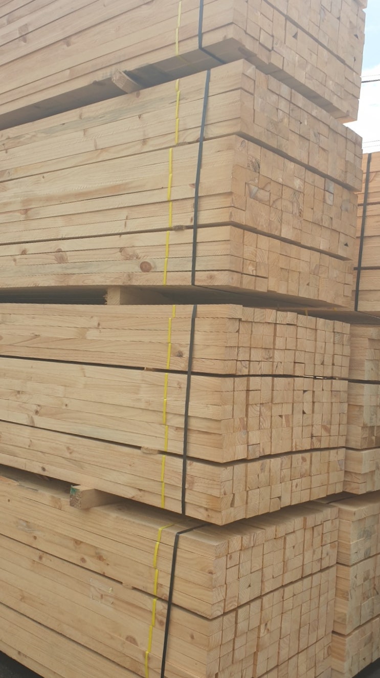  오비끼, 투바이, 다루끼 각재 제재목 규격별 판매 단가 안내