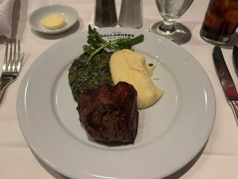 뉴욕 가성비 스테이크 맛집::갤러거 스테이크 런치코스 예약 메뉴 추천 후기+팁