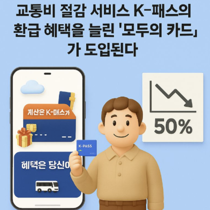  K패스 모두의 카드 신청 방법, 환급 혜택, 대상 총정리