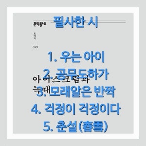 [필사] 詩 41-45 이현승 시집 아이스크림과 늑대