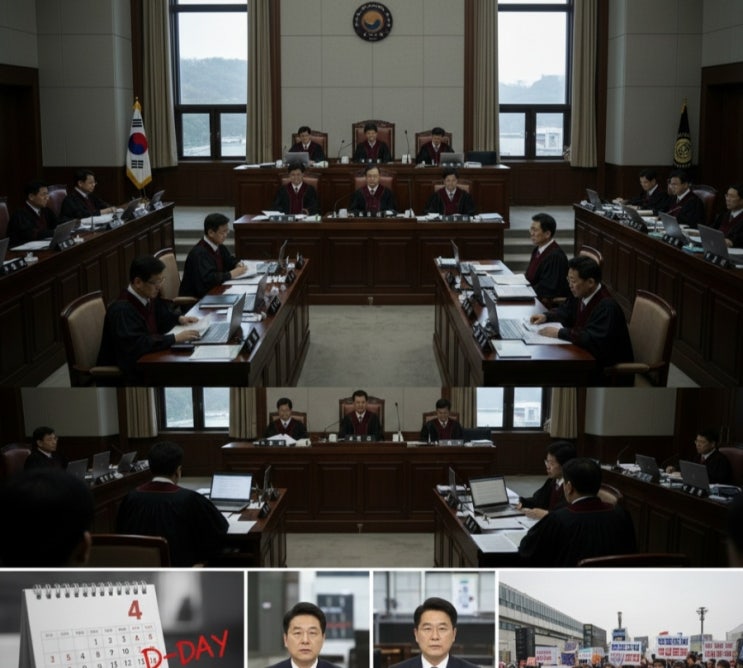 윤 대통령 <b>탄핵 심판</b>, 4월 4일 운명의 <b>선고</b> D-day 긴급 분석!