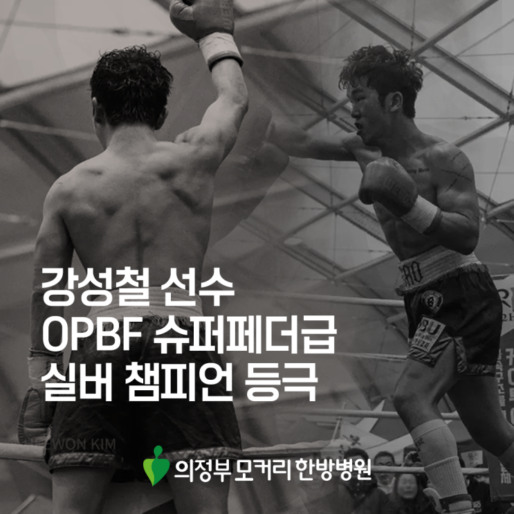  의정부 복싱히어로 강성철 선수 OPBF 슈퍼페더급 실버 챔피언 등극