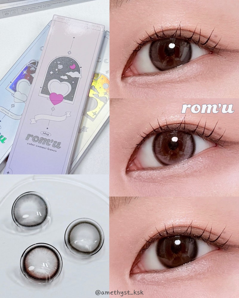 ROMU One-Day Phonefish Exclusively Launched! Review of IVE Rei's 3 Lenses: Gray Taupe, Love Glim, and Dear Mellow