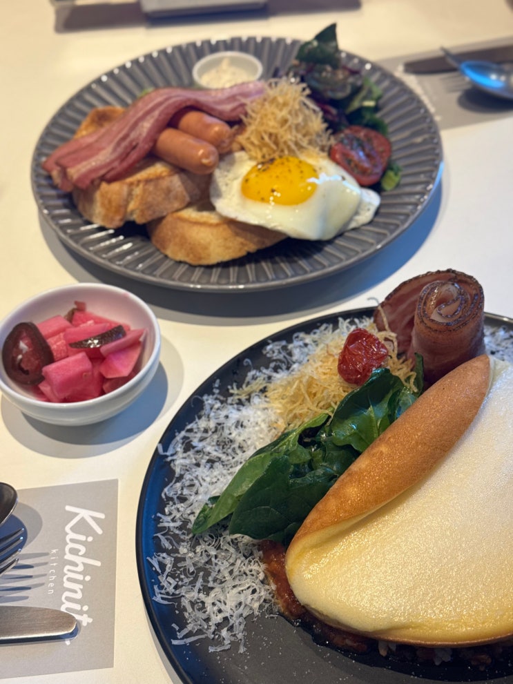  송정브런치 맛집 키치니토키친 오시리아점｜기장 오시리아 또간집 후기