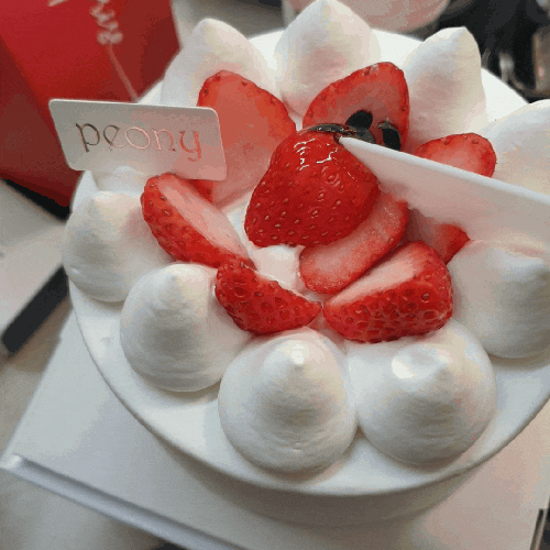  [홍대 카페] 딸기 케이크 맛집 피오니｜홀케이크 후기
