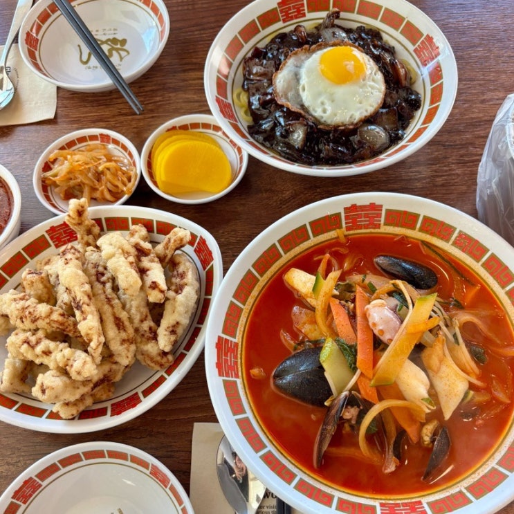  부천 상동역 맛집 점심 추천 중국집 글로리웍스