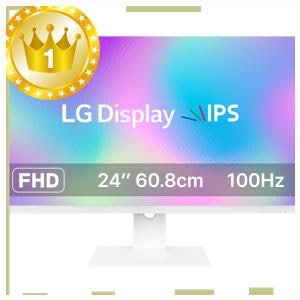 한정판 클라인즈 LG IPS사용 24인치 모니터 100Hz KXM2400FH75 화이트, 60cm, KXM2400FH75 화이트 베스트....