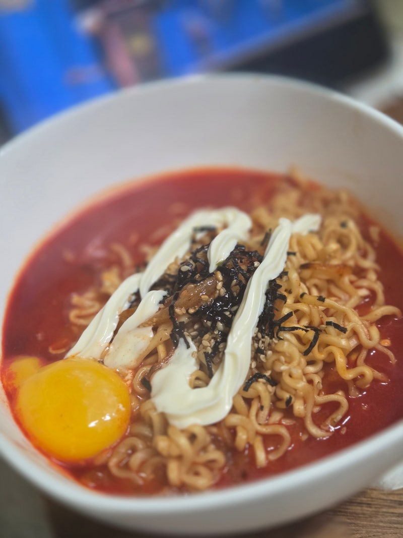 지구오락실 불닭볶음면 레시피! 지락실 불닭 레시피보다 맛있는 불닭볶음면 꿀조합 (양파라....