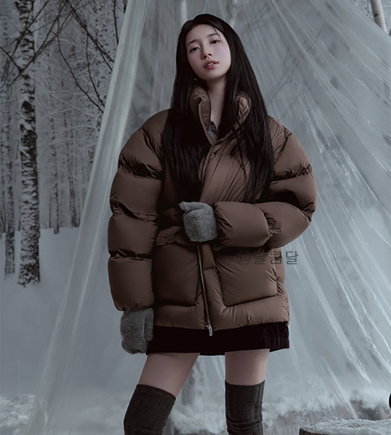 수지 구스다운 푸퍼, 게스 겨울 패딩