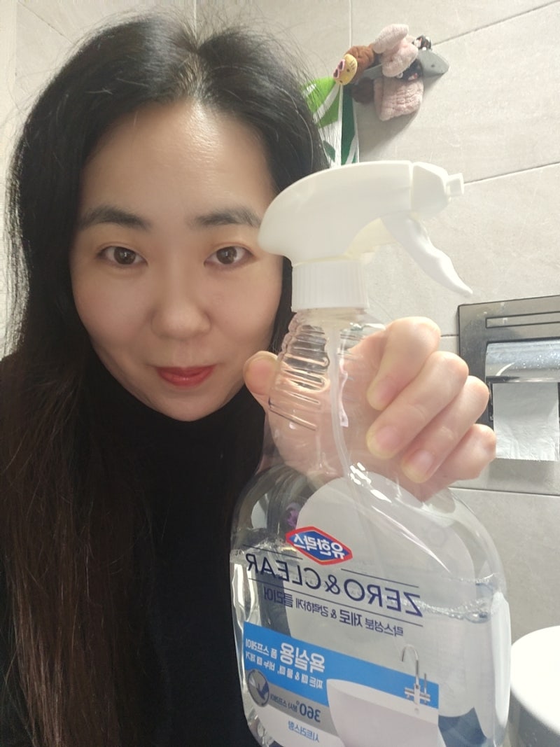 유한락스 제로앤 클리어 욕실용 후기(제품 제공)