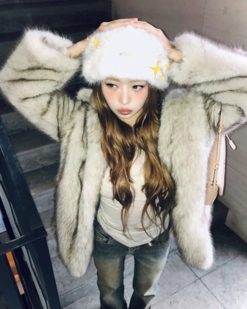 Trending Idol Fashion: IVE Rei's Haag Fur Jacket and Padded Outerwear Info