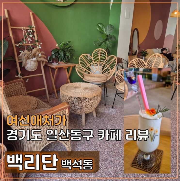  이국적인 느낌이 매력적인 일산 백석동 카페 백리단, 내돈내산