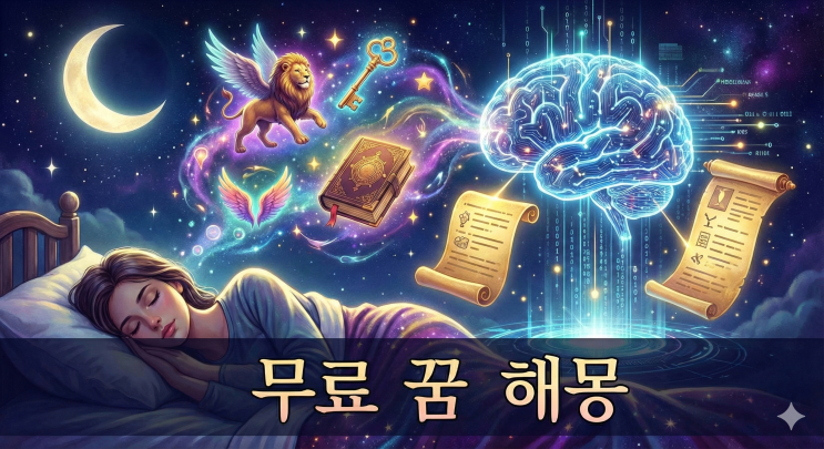  네이버 무료 꿈해몽 풀이 사이트 : 이젠 리얼타임 AI 분석으로 5초 만에 확인! 태몽, 돼지꿈