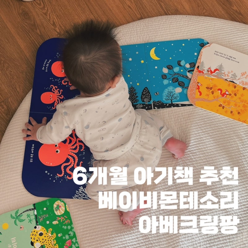 6개월 아기책 추천 / 베이비몬테소리 아베크랑팡