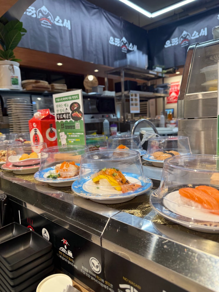  광교 회전초밥 가성비 맛집 | 전 접시 2,200원 균일가 ‘으뜸스시 광교점’ 솔직 후기