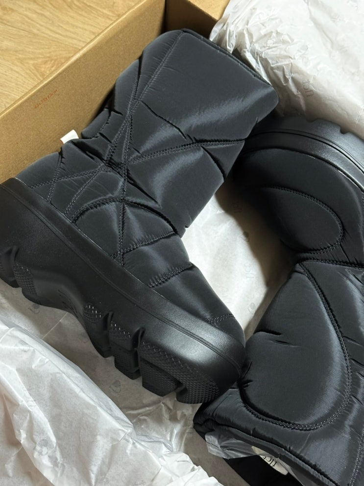  삿포로 여행 패딩부츠 추천 플러피시트러스 Fuzzy Padding Boots 후기