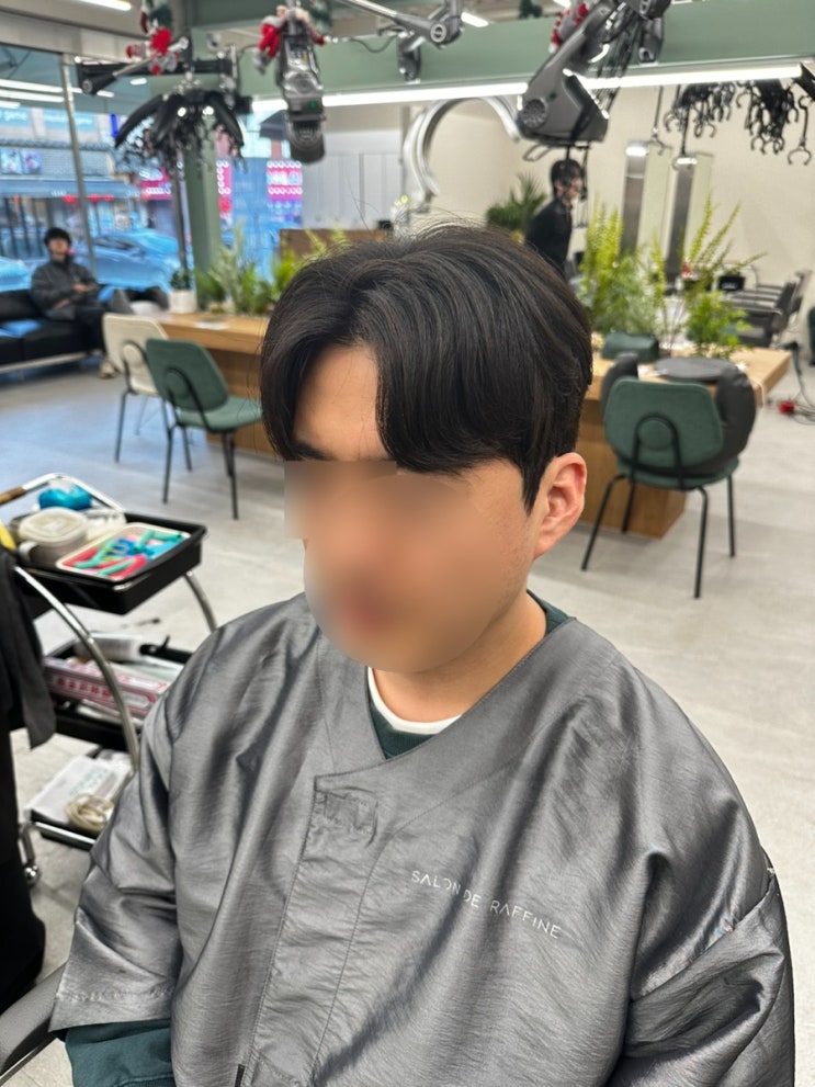  차심 건대 미용실 남자 아이롱펌 다운펌 깔끔해