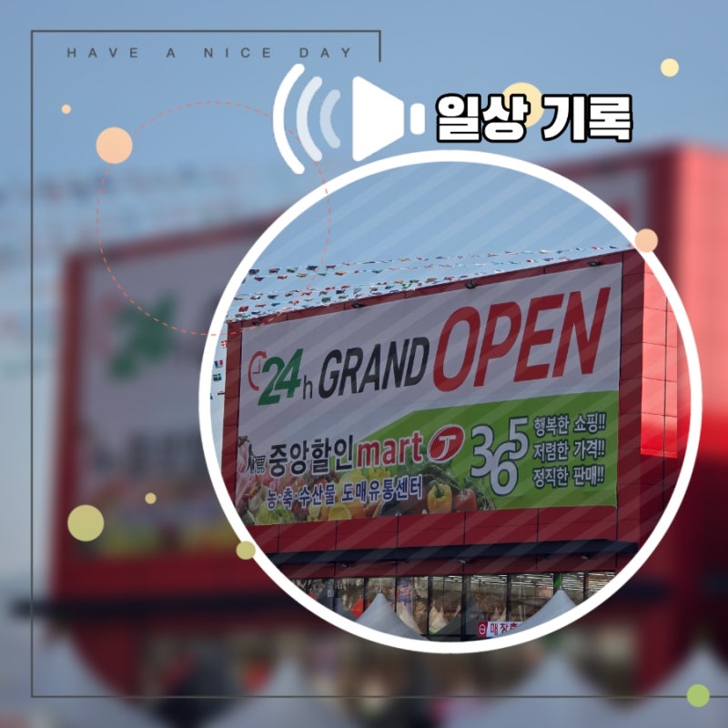 [24시간 마트] 울 엄마 마트 터는 중! 천안 중앙할인마트 오픈런 후기 ️ (카트 풀소유 주의)