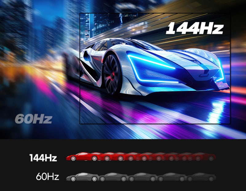 32인치 1152개의 로컬디밍 존을 탑재한 QD-mini LED UHD 144Hz 게이밍 화이트 모니터 ...