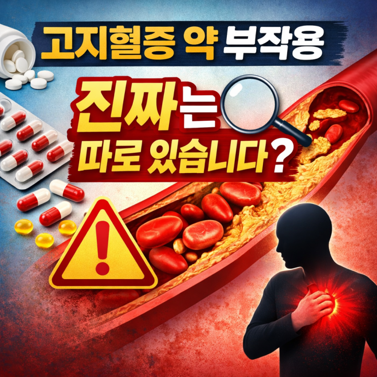   고지혈증 약, 정말 몸에 부담만 될까요?