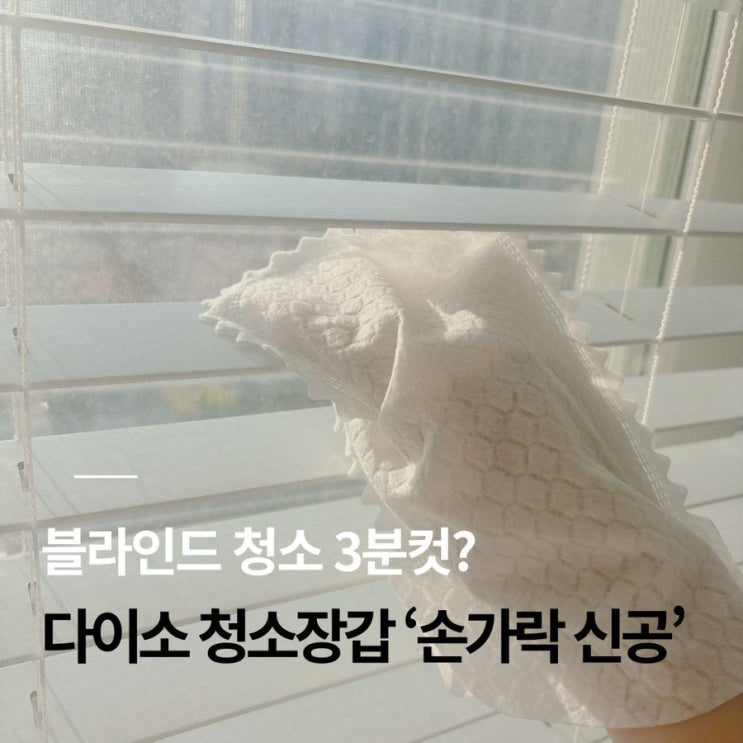  다이소 청소장갑, 단순 먼지떨이 NO! '손맛 청소' 활용백서