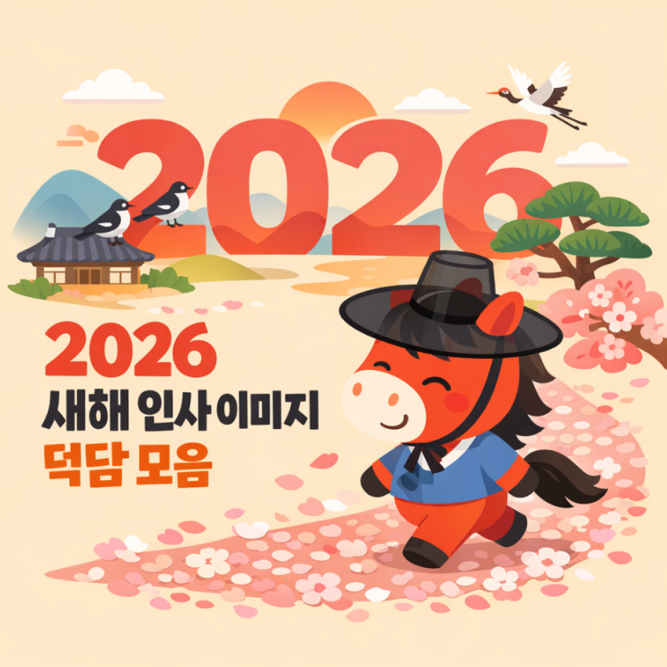  2026 새해 인사 이미지 덕담 모음｜마음 전하기 좋은 연하장 문구