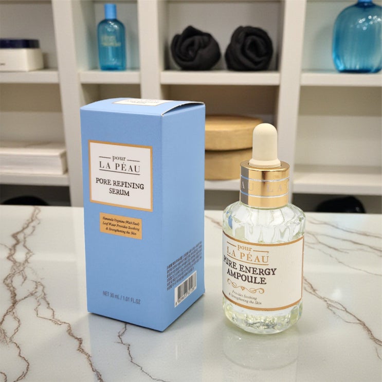  백골판 완충재로 더욱 안정적인 화장품 세럼 50ml 단상자 맞춤 제작 사례