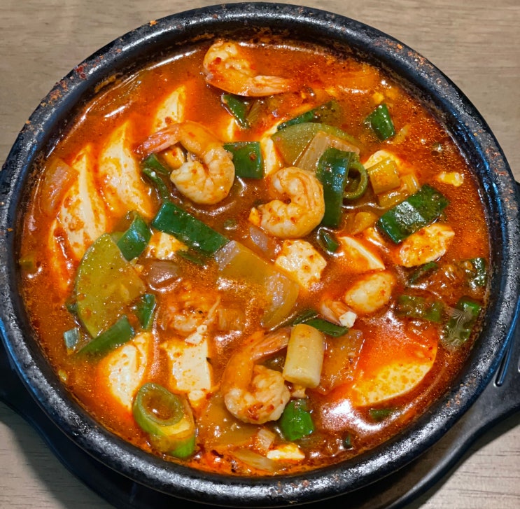  새우 해물순두부찌개 레시피 만드는법