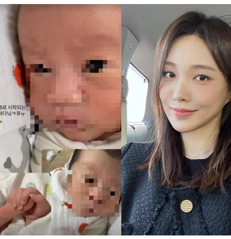 '친부 저격 ->홀로 출산' 서민재, 아기와 일상 공개..."신기"