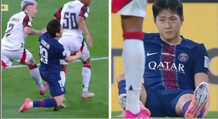 <b>이강인 부상</b> 심각 대한민국... 하지만 이강인 한 달 결장... 