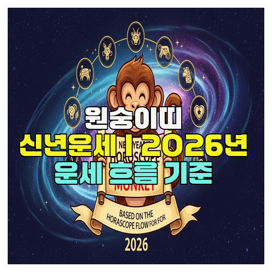  원숭이띠 신년운세｜2026년 운세 흐름 기준