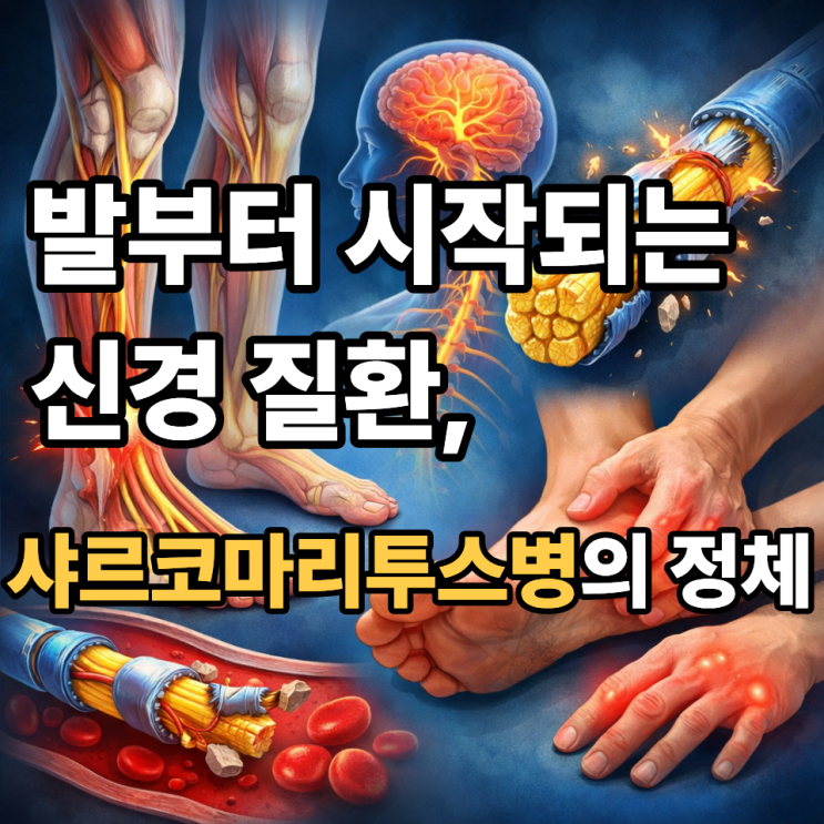  샤르코마리투스병이란? 말초신경 질환의 원인과 증상을 쉽게 이해하기