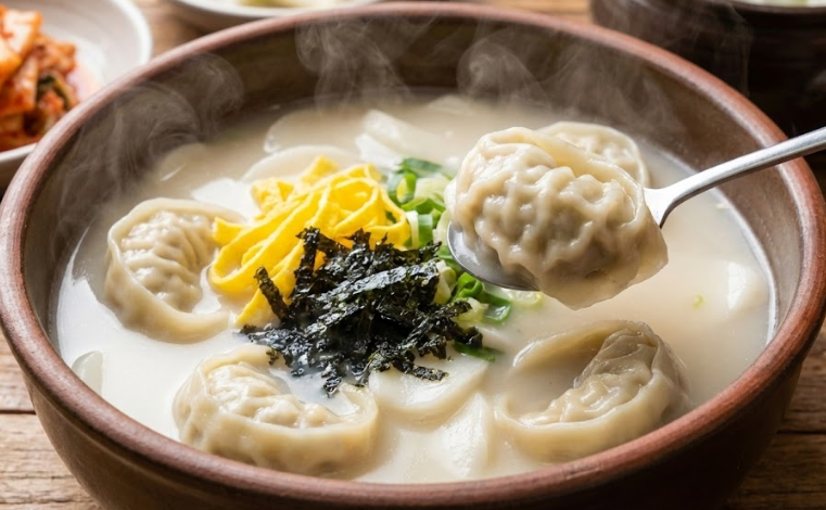 떡만두국 끓이는법 , 깊고 진한 '멸치육수 떡만두국' 황금레시피