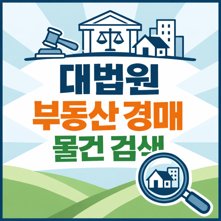  대법원 부동산 경매 물건 검색 권리분석 기초 말소기준권리 (무료 사이트 시세보다 싸게 사기)