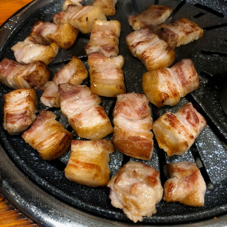  송도어멍 미나리삼겹살 맛집 물냉면 마무리